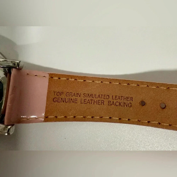 Anne Klein Womens Watch 38mm Oval Dial Pink Leather needs new Battery - Picture 8 of 10